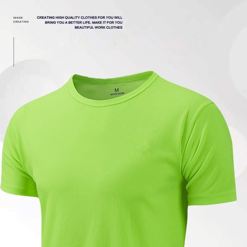 Men's Multicolor Sport T-Shirt - Quick Dry