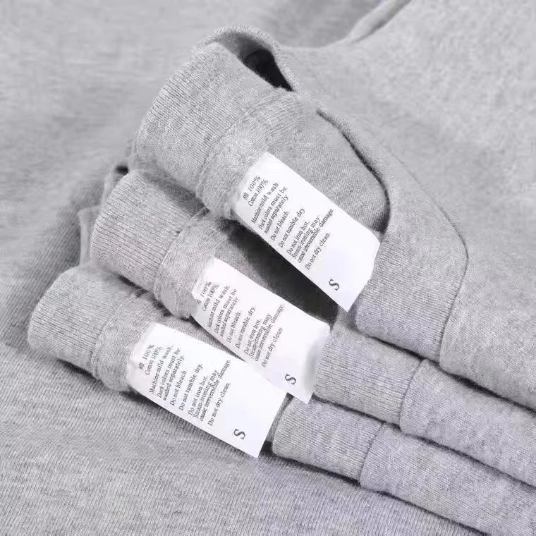 2pcs Solid Color T-shirt 100_ Cotton Men Women White O-Neck Loose Short-sleeved Basic Models All-match T-shirt Couple Tops Black